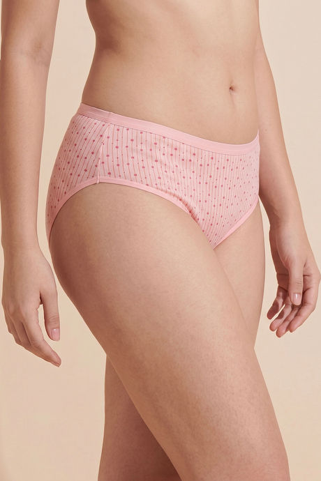 Zivame Medium Rise Full Coverage Hipster Panty (Pack of 3) - Multicolor — image 3